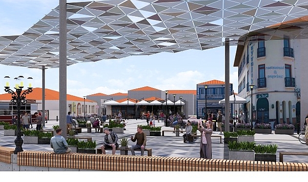 Ayvalık’ta Gümrük Meydanı Yeniden Şekillendi: Halkın Yeni Buluşma Noktası