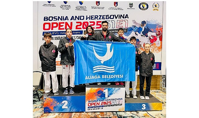 Bosna Hersek Open 2025: Aliağa Taekwondo Takımı 4 Madalya ile Zirvede