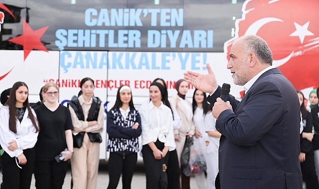Canikli Gençler Çanakkale’yle Buluşmaya Devam Ediyor: 22’nci Kafile Uğurlandı