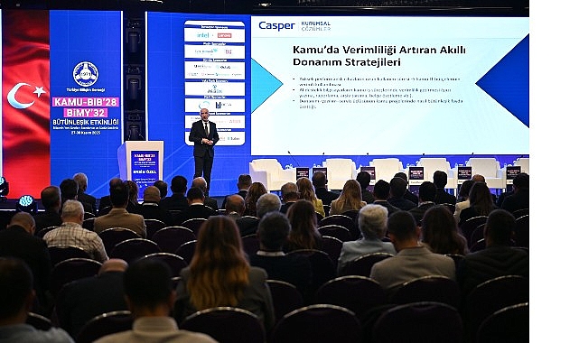 Casper’in Kamu-BİB ve BİMY Bütünleşik Etkinliğinde Yapay Zeka ve Sürdürülebilir Dijital Dönüşüm Vurgusu