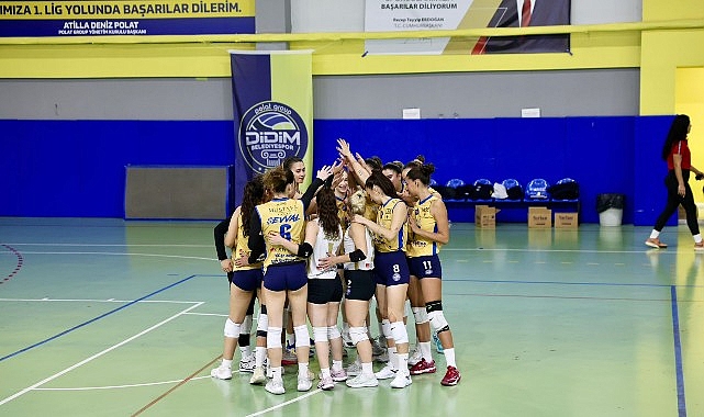 Didim Belediyespor Kadın Voleybol Takımı İzmir’i Net Farkla Devirdi: 3-0 Zafer