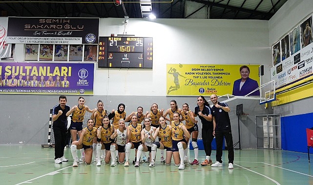 Didim Belediyespor Kadın Voleybolda Gelişim Koleji’ni 3-1 mağlup etti: Takımın sahadaki enerjisi öne çıktı