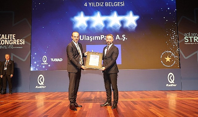EFQM Mükemmellik Modeliyle UlaşımPark’a Uluslararası 4 Yıldız Başarı