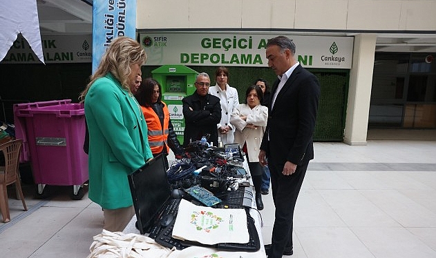 Elektronik Atık Geri Dönüşüm Kampanyasında Çankaya Belediyesi Çalışanlarıyla Büyük Katılım