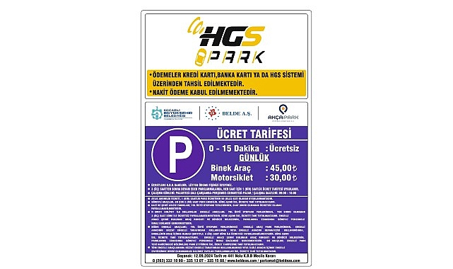 HGS Park Karamürsel’de Başladı: Otopark Ödemeleri HGS ve Kartla Otomatikleşti