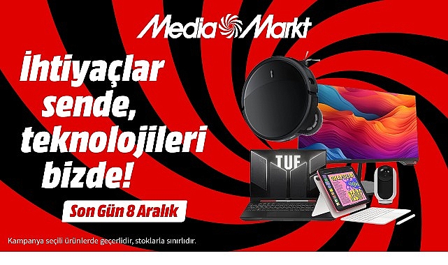 İhtiyaçları Sizde Teknolojileri MediaMarkt’ta: Kampanyayla Geniş Ürün Yelpazesi