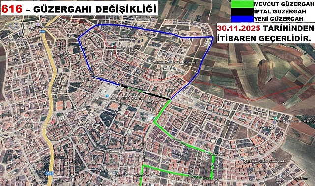 İnegöl’de Toplu Taşıma Hatlarında UKOME Onaylı Yeni Güzergahlar ve Uygulama Takvimi