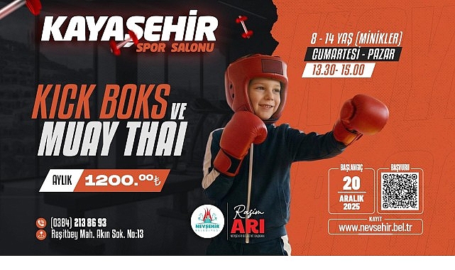 Kayaşehir Spor Salonu’nda Kick Boks ve Muay Thai Kurslarıyla Gençler ve Yetişkinler İçin Ön Kayıt Başladı