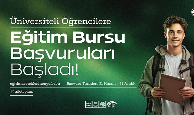 Konya Büyükşehir’den Gençlere 10.000 TL Eğitim Desteği: Aile Konya’da Yaşayan Lisans Öğrencilerine