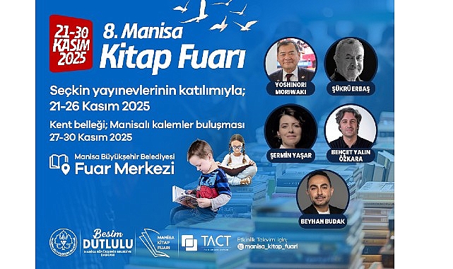 Manisa Kitap Fuarı 2025: Yazarlar, Panel ve İmza Günleri Başladı