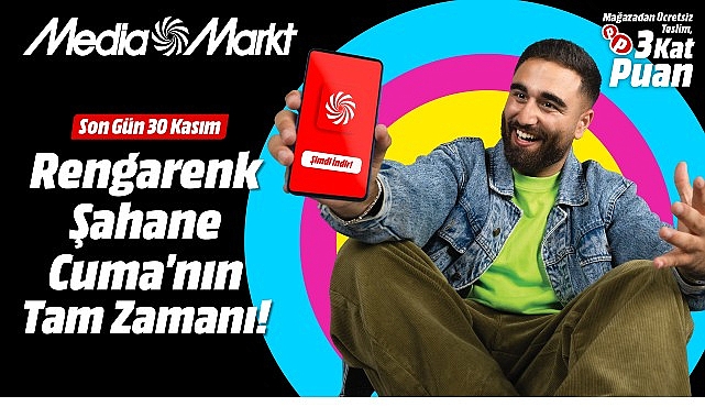 MediaMarkt Türkiye’de Rengârenk Şahane Cuma: En Çok Satan Teknoloji Fırsatları