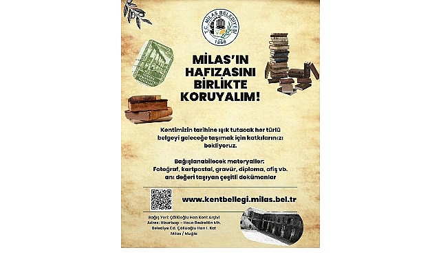 Milas’ın Kent Belleğini Yaşatma: Halkın Katkısıyla Geçmişten Geleceğe Köprü