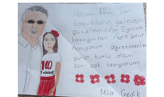 Necati Topaloğlu İçin Öğretmenler Günü’nde Duygusal Çizgiler: Mila Gedik’ten Özel Mesaj