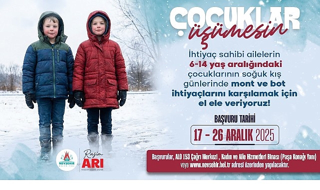 Nevşehir’de Çocuklar İçin Sıcak Bir Destek: Yardımlar Kayıtlarla Başladı
