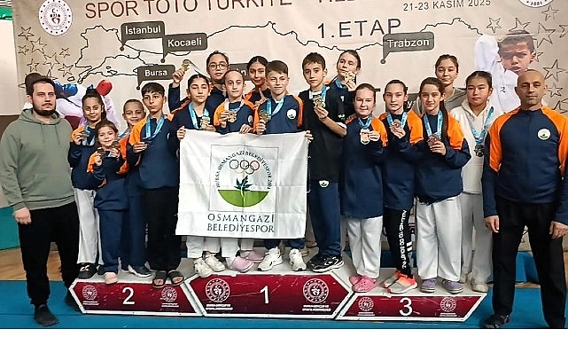 Osmangazi Belediyespor Karate Takımı Türkiye Yıldızlar Ligi 1. Etapta Büyük Başarıya İmza Attı