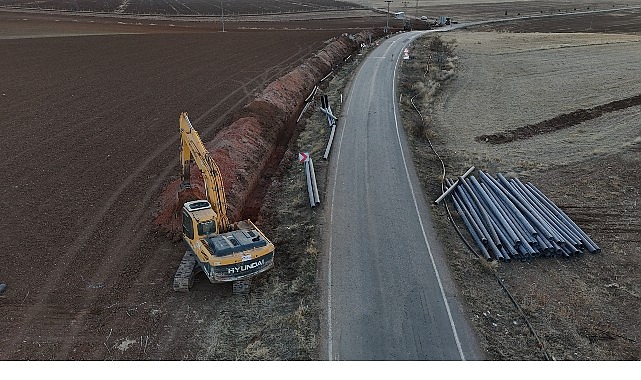 Sarayönü İçme Suyu İçin ıslah Projesinde 6,5 Km Depo İniş Hattı Gün Yüzüne Çıkıyor