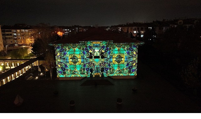 Taş Bina’da Görsel Şölen: Video Mapping ile Konya Akşamlarına Renk Katılıyor