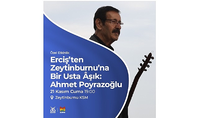 Zeytinburnu Kültür Sanat’ta Âşık Ahmet Poyrazoğlu Sohbeti ve Eserleri