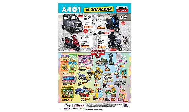 A101’le Şehir İçi Mobilite ve Ev Aletlerinde Büyük İndirimler: 6 Taksit Seçeneğiyle Teknolojik Ürünler
