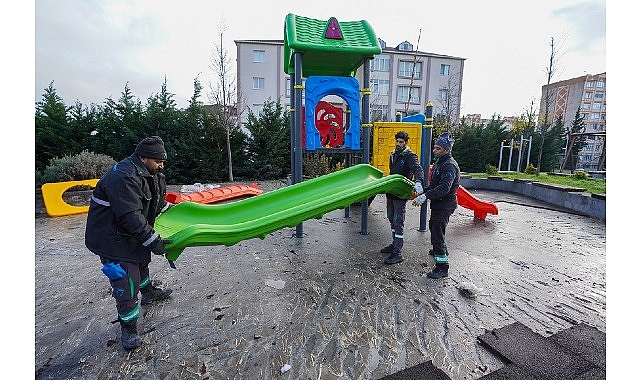 Ahi Evran Parkı’nda Yangın Sonrası Yeniden İnşa ve Oyun Alanı Güncellemesi