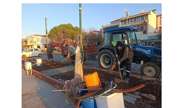 Ayvalık Şehir Genelinde Kış Hazırlıkları: Park ve Bahçeler Ekipleri 7×24 Görevde