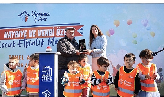 Çeşme’de Yeni Hayriye ve Vehbi Özen Çocuk Etkinlik Merkezi Temel Atma Tırs- Başlangıç Töreniyle Başladı