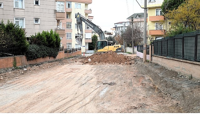 Darıca Özbay Sokak’ta Üstyapıda Büyük Yenileme ve Yolda 650 Metrelik Çalışma