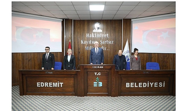 Edremit Belediye Meclisi 2026’in İlk Olağan Toplantısını Gerçekleştirdi: Yeni Yıl İçin Hedefler ve Denetim Komisyonu Seçimi