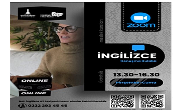 İzmir Büyükşehir Belediyesi Meslek Fabrikası ile Ücretsiz Online İngilizce Konuşma Kulübü