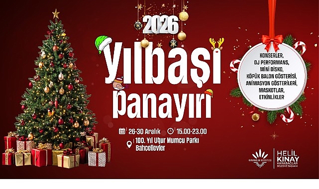 Karabağlar’da 2026 Yılını Panayır Coşkusuyla Karşılayan Belediyeden Beş Günlük Şenlik Programı