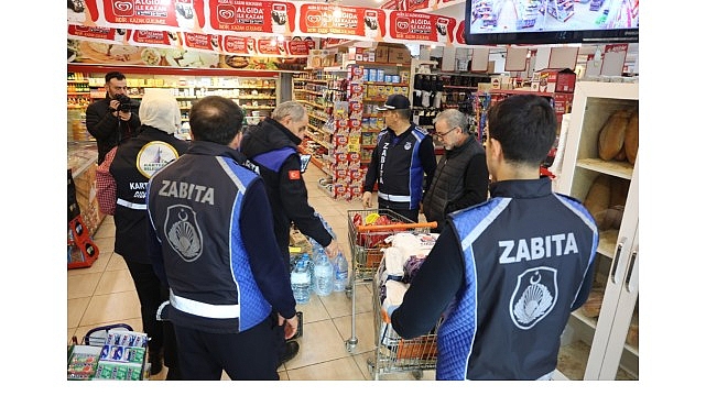 Kartepe Zabıta Denetimlerinde Son Kullanma Tarihi ve Fiyat Etiketi İncelendi