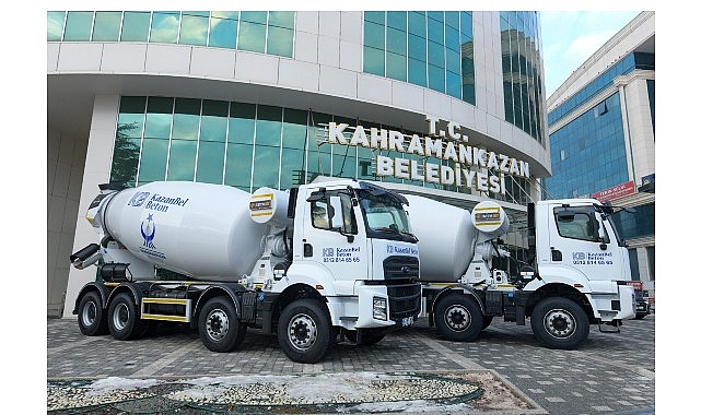 KazanBel Beton Filosu 2 Yeni Beton Mikseriyle Güçleniyor: Öz Kaynaklarla Yatırım Hızı Artırılıyor