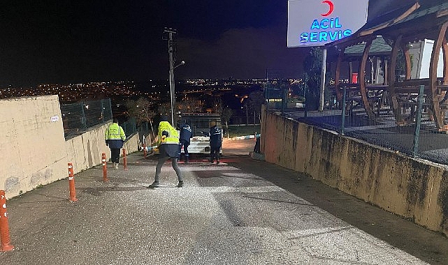 Kış Güvenliği: KBBB Ekipleri Buzlanmaya Karşı Sahada