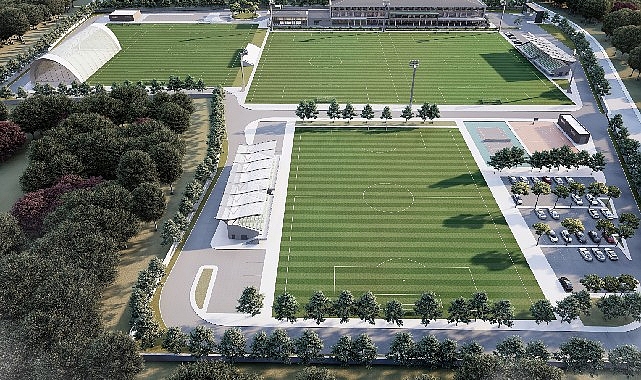 Körfez Sevindikli’de Modern Spor Kompleksi İçin Çalışmalar Hız Kesmeden Devam Ediyor