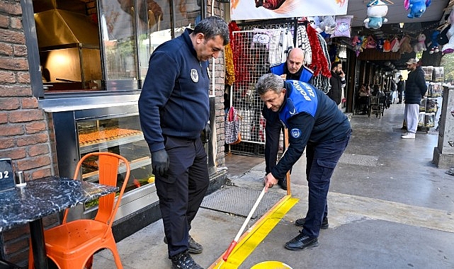 Küçükpark’ta Yaya Güvenliği ve Kamusal Alan Koruması İçin İşgal Sınırları Yeniden Belirlendi