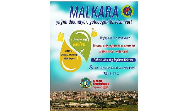 Malkara’da Bitkisel Yağları Doğru Toplayıp Geleceğe Temiz Bir Miras Bırakıyoruz