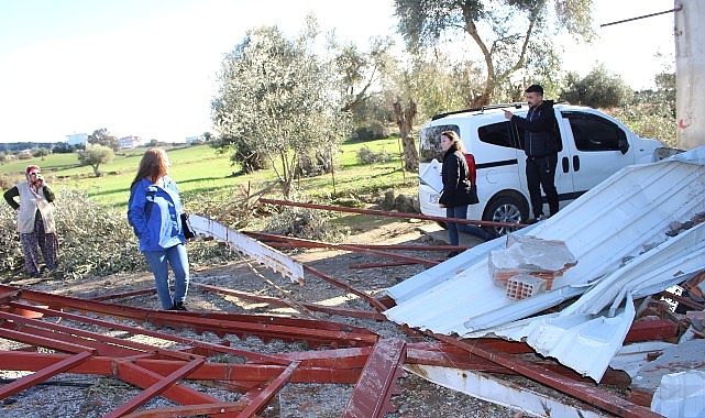 Manavgat Hortumunda Zarar Gören Üretim Alanları ve Evler İçin Hızlı Hasar Tespiti ve Destek Planı
