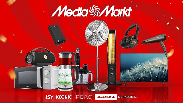 MediaMarkt Türkiye: KOENIC, PEAQ ve ISY ile Ev Elektroniğinde Zengin Ürün Yelpazesi