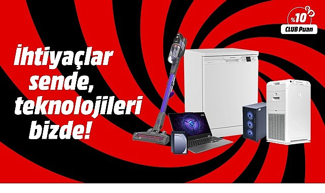 MediaMarkt’ta İhtiyaçlar Sizde Teknolojileriyle Konforlu Alışveriş Keyfi Devam Ediyor