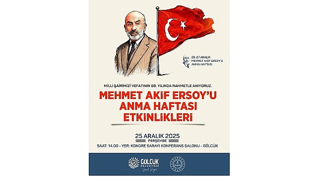 Mehmet Akif Ersoy Anma Haftası kapsamında Gölcük’te özel program