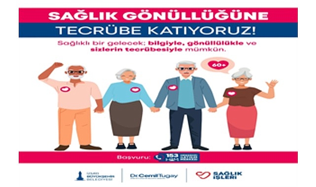 Sağlık Gönüllüleri Projesiyle 60 Yaştan Büyükler İçin Gönüllülük ve Eğitim Şeması