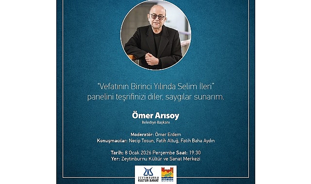 Selim İleri Anısına Zeytinburnu’nda Özel Panel: Vefatının Birinci Yılında
