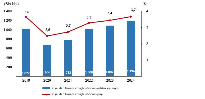 Turizm Uydu Hesabı: 2019-2024 Döneminde Ekonomik Etkilerin Arz ve Talep Yaklaşımıyla İncelenmesi