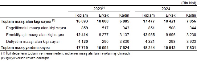Türkiye'de 2024 Sosyal Koruma Harcamaları ve Payları: İçerik Özeti