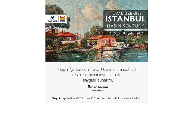 Tuval Üzerine İstanbul: Haşim Şentürk’ün Yeni Sergisi Zeytinburnu Kültür Sanat’ta
