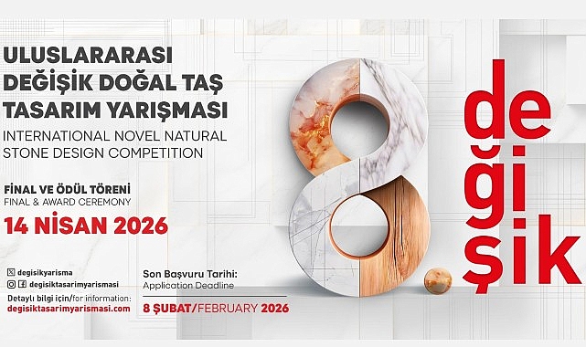 8. Uluslararası Değişik Doğal Taş Tasarım Yarışması Başvuruları Devam Ediyor: Marble İzmir’de Büyük Ödüller ve Özel Ödüller Sırası