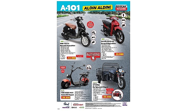 A101’in Teknoloji ve Ev Aletlerinde 13.500+ Marketinde Çarpıcı Mobilite ve Görsel Ürünler