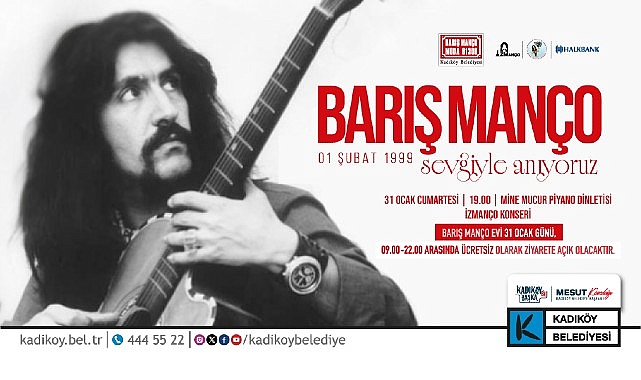 Barış Manço Anısına Kadıköy’de Büyük Anma: Müzeye Ücretsiz Ziyaret ve CKM’de Konserler