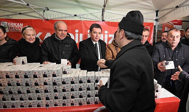 Berat Kandili Programında Halkla Buluşan Osmangazi Belediye Başkanı Aydın