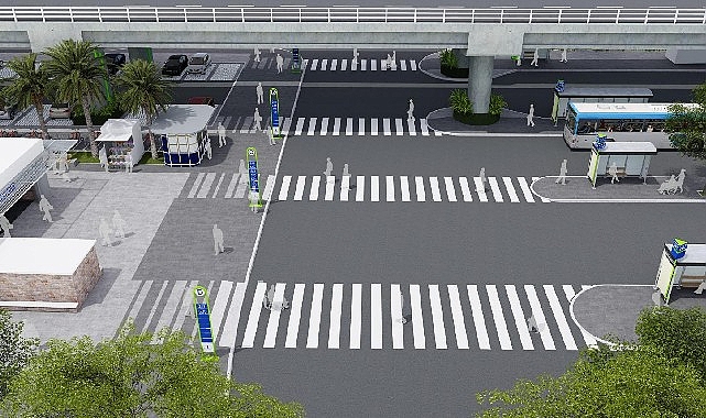 Bornova Aktarma Merkezi Yenileniyor: Yaya Güvenliği ve Konfor İçin Kalıcı Çalışmalar